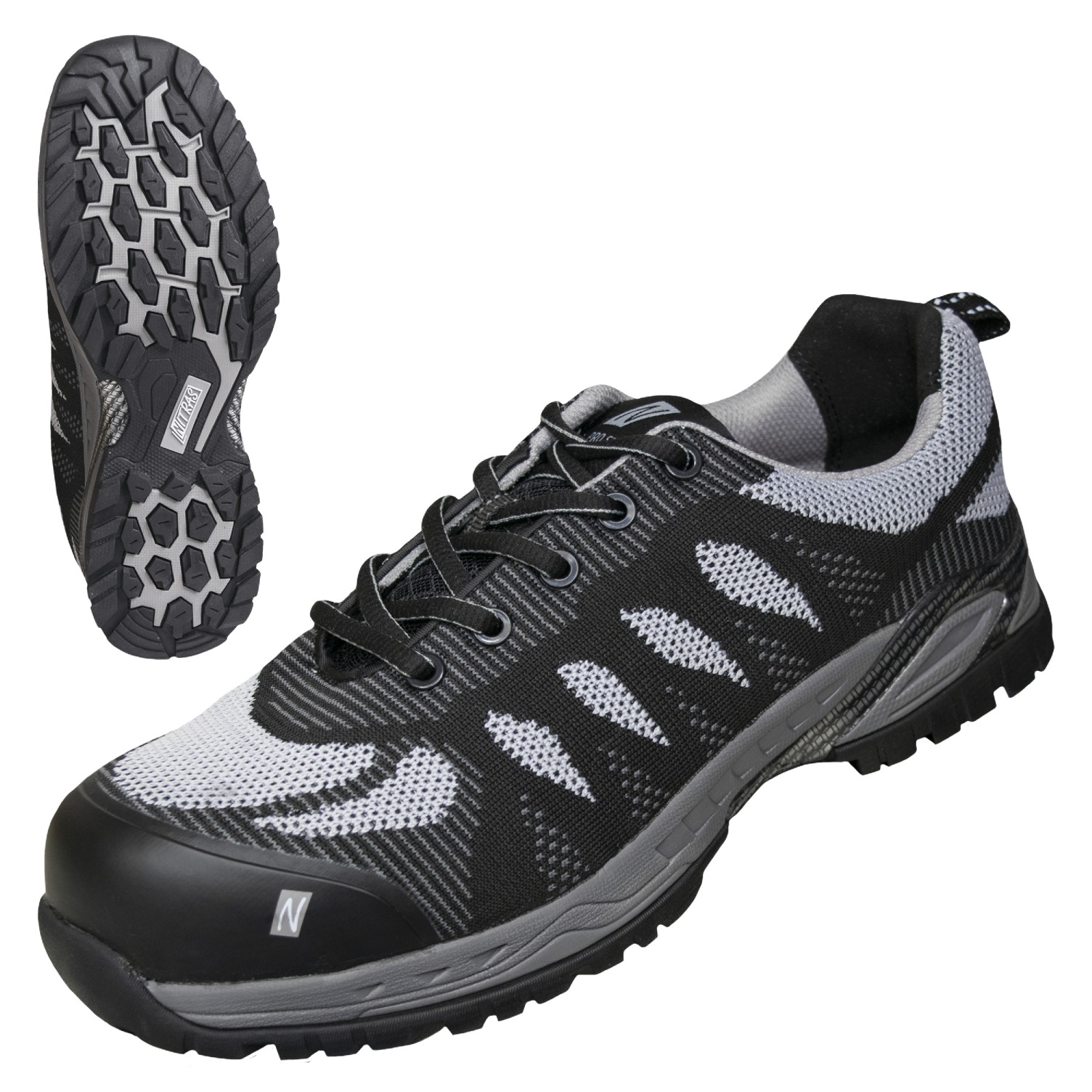 Sicherheitshalbschuhe S1P ESD PRO STEP schwarz / grau