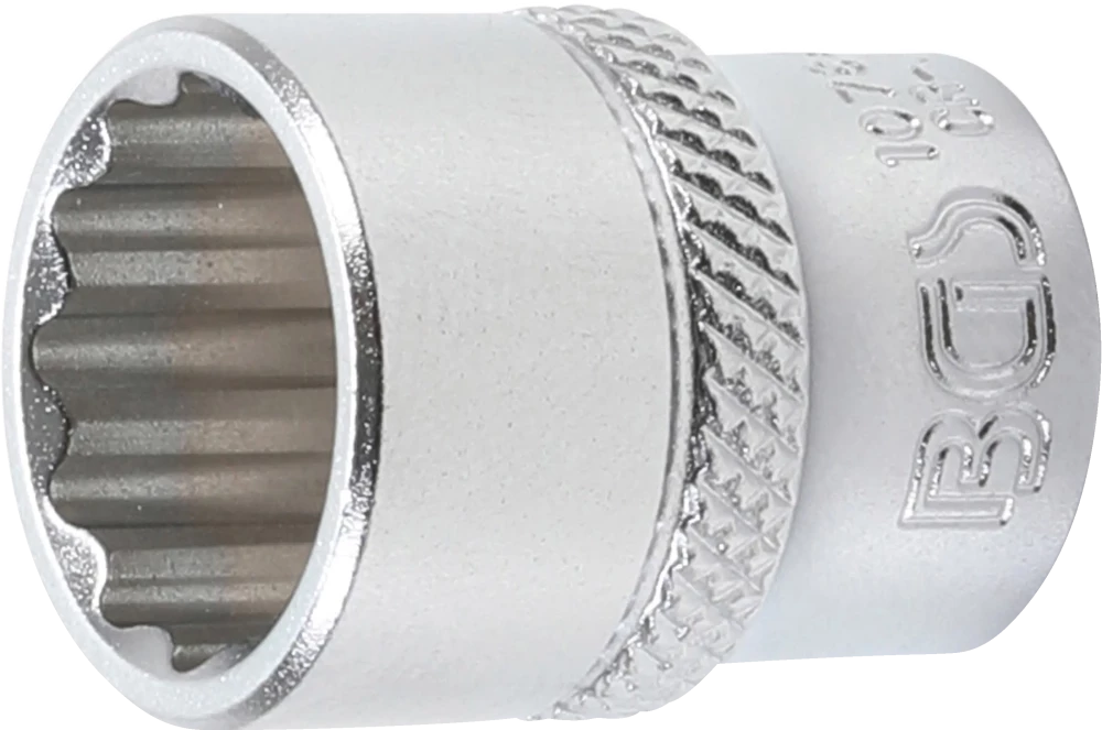 Steckschlüssel-Einsatz Zwölfkant, Antrieb Innenvierkant 6,3 mm (1/4"), SW 14 mm