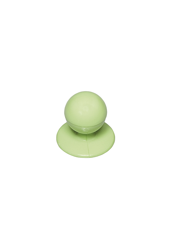 Ball Buttons Apple Green, Pack of 12