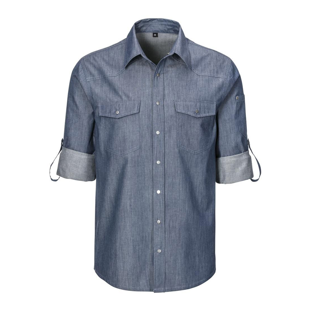 Herren Jeanshemd langarm