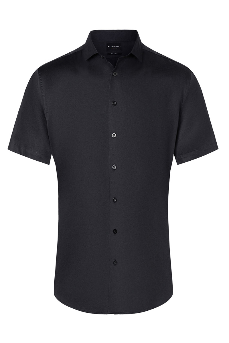 Kurzarm Herrenhemd Active-Stretch in Slim-Fit