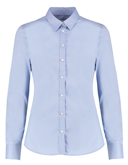 Hemd – Women´s Tailored Fit Stretch Oxford Shirt Long Sleeve