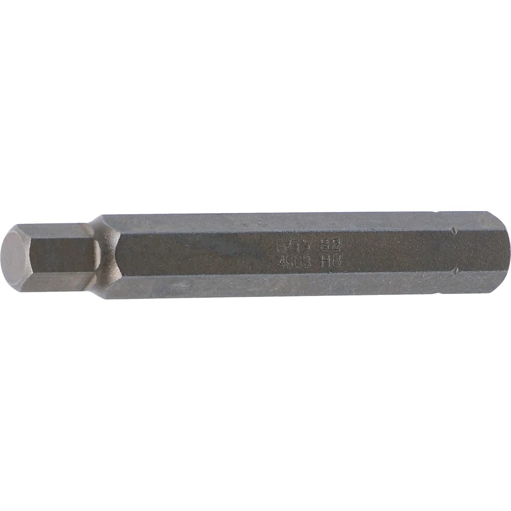 Bit, Länge 75 mm, Antrieb Außensechskant 10 mm (3/8"), Innensechskant 8 mm