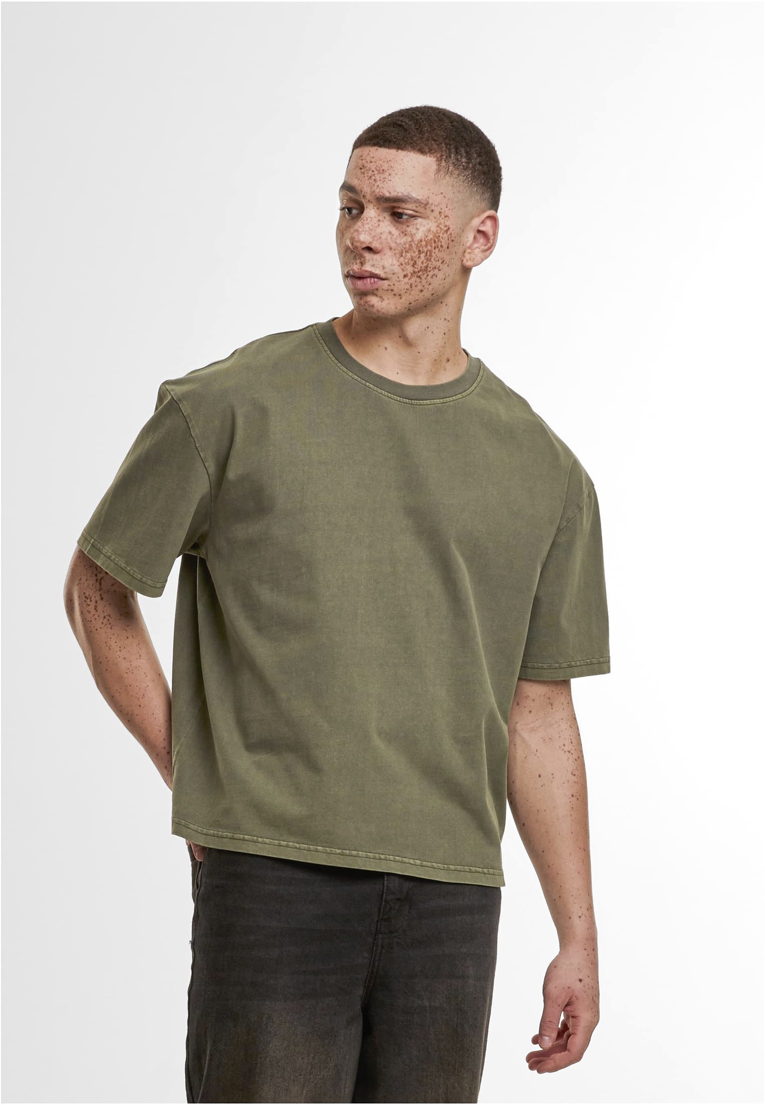 T-Shirt – Vintage Cropped Heavy Oversize Tee