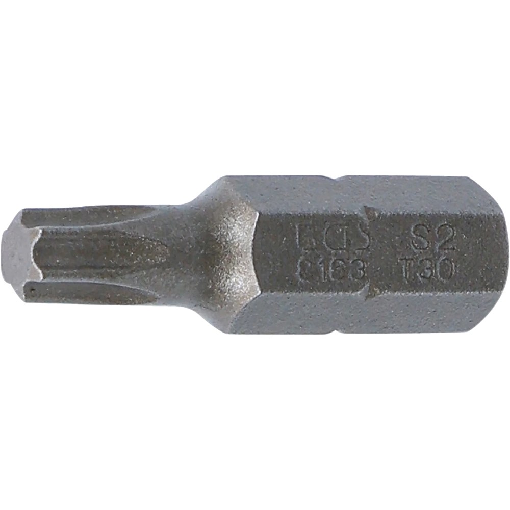 Bit, Länge 30 mm, Antrieb Außensechskant 8 mm (5/16"), T-Profil (für Torx) T30