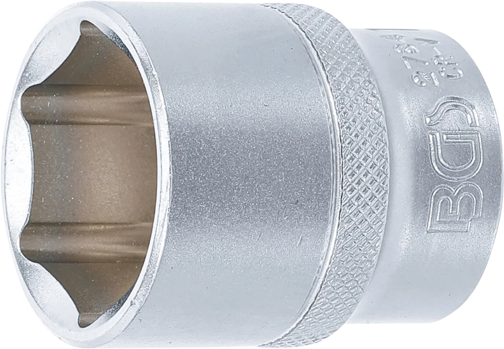Steckschlüssel-Einsatz Sechskant, Antrieb Innenvierkant 12,5 mm (1/2"), SW 1.1/16"