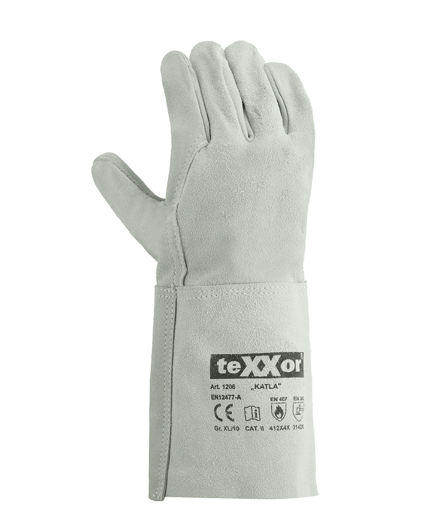 teXXor® Schweißerhandschuhe KATLA natur