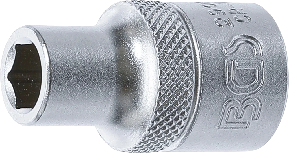 Steckschlüssel-Einsatz Sechskant, Antrieb Innenvierkant 12,5 mm (1/2"), SW 9 mm