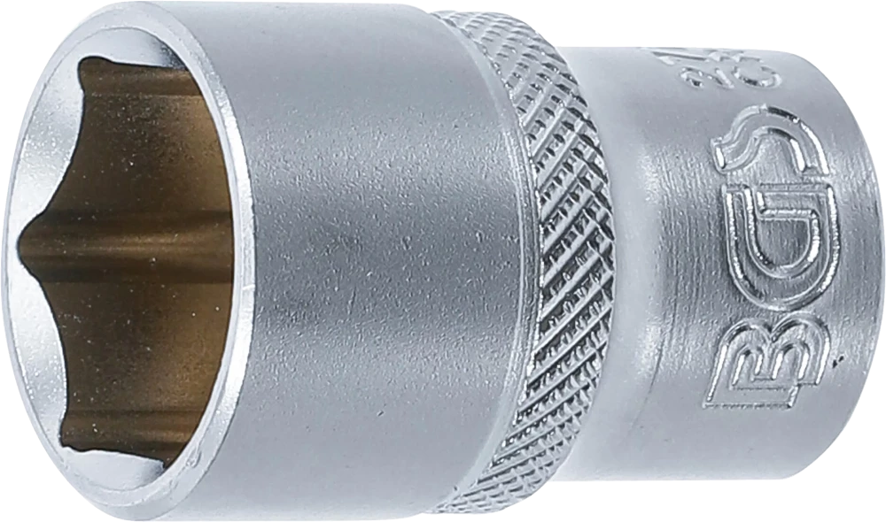 Steckschlüssel-Einsatz Sechskant, Antrieb Innenvierkant 12,5 mm (1/2"), SW 3/4"