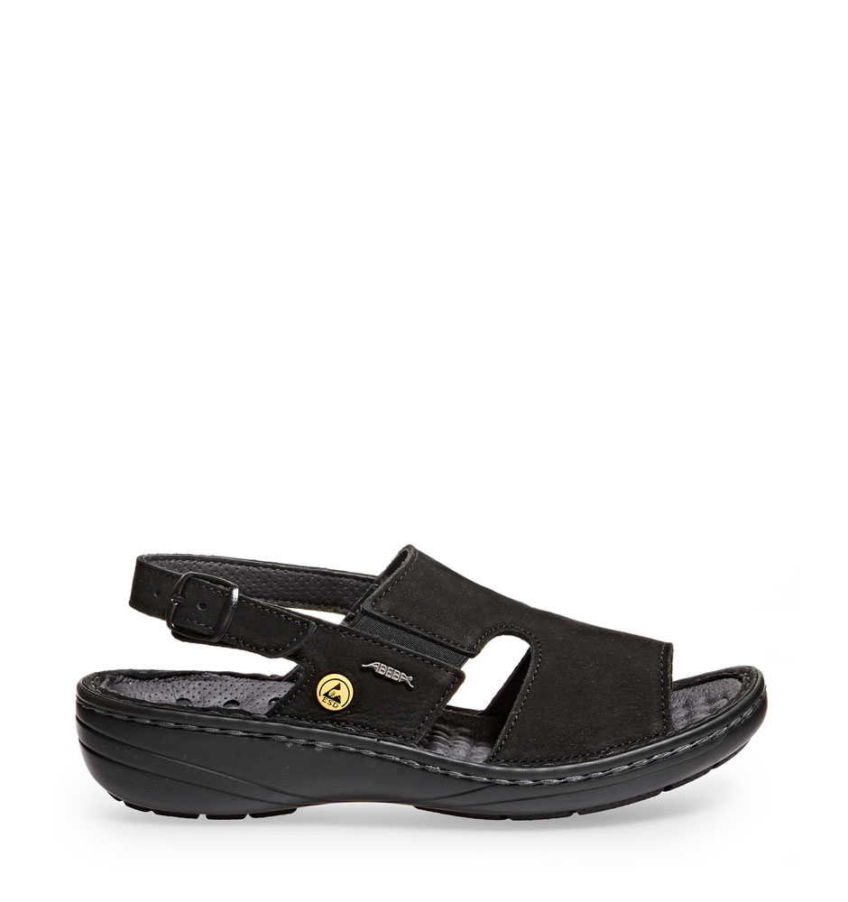 Abeba OB Berufssandale REFLEXOR COMFORT schwarz ESD
