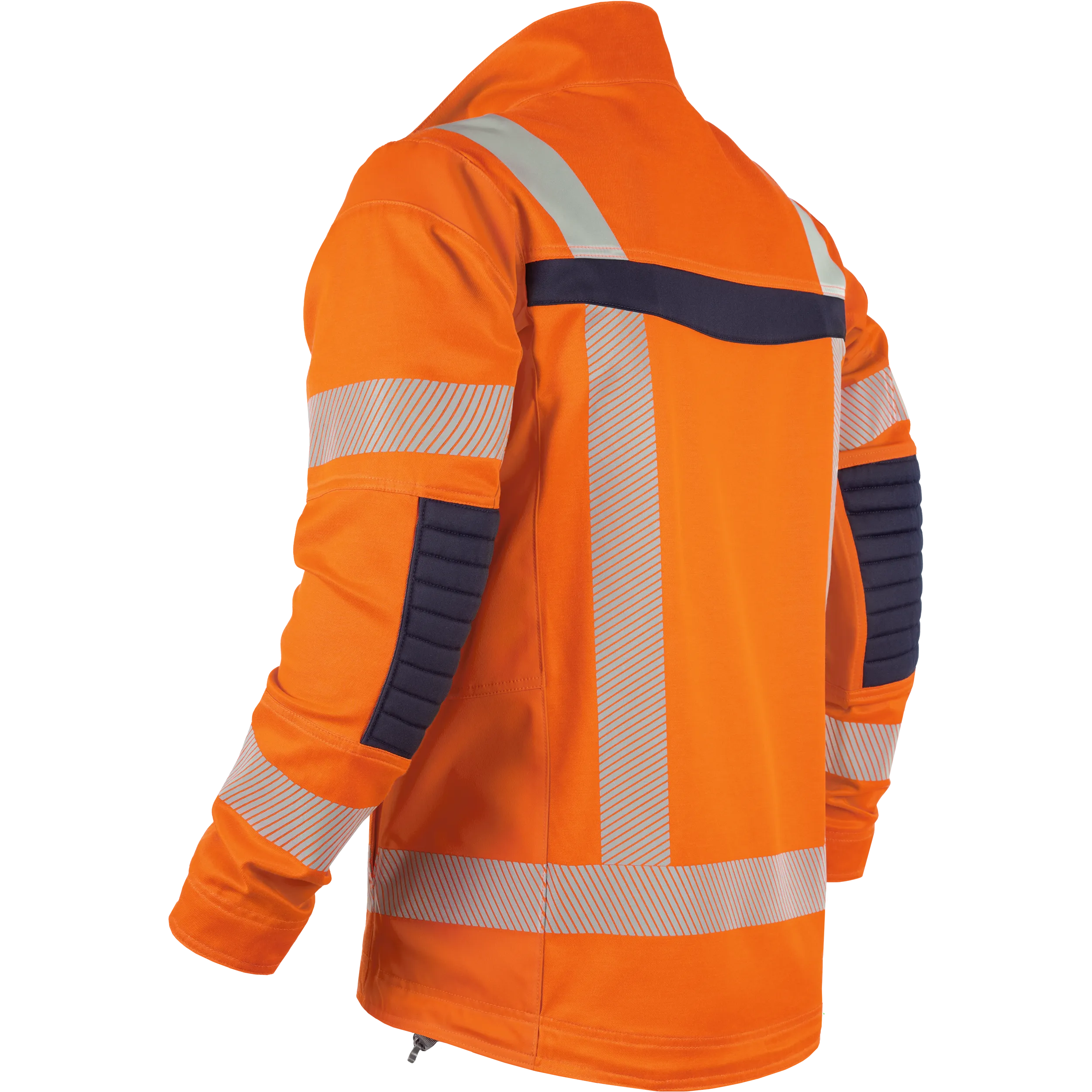 Tencel/Sorona Stretch-Arbeitsjacke "Allround-Warnschutz" mit UV-Schutz