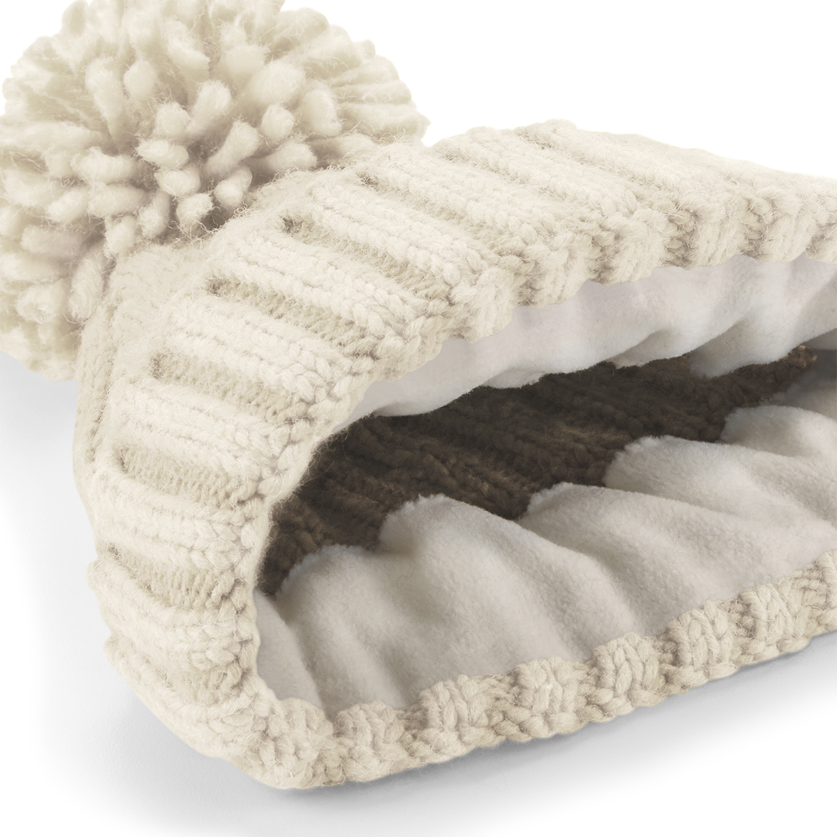Cable Knit Melange Beanie
