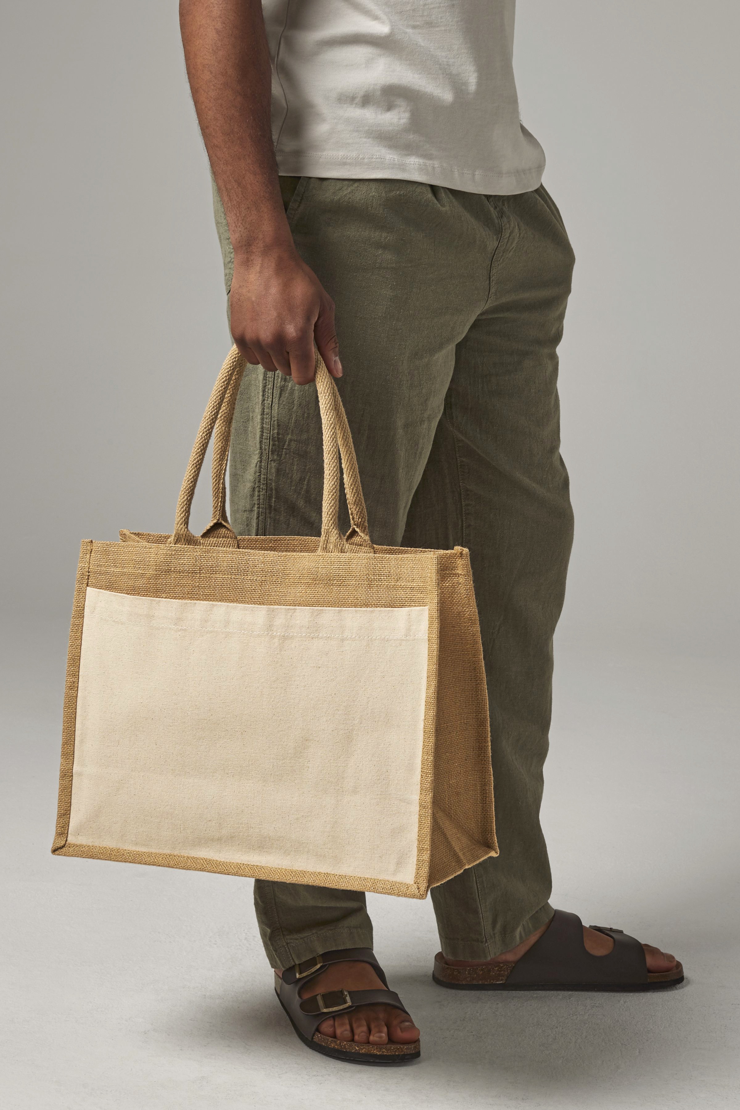 Tasche – Cotton Pocket Jute Shopper
