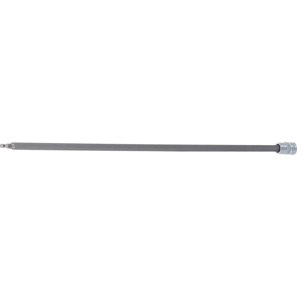 Bit-Einsatz, Länge 300 mm, Antrieb Innenvierkant 6,3 mm (1/4"), Innensechskant mit Kugelkopf 4 mm
