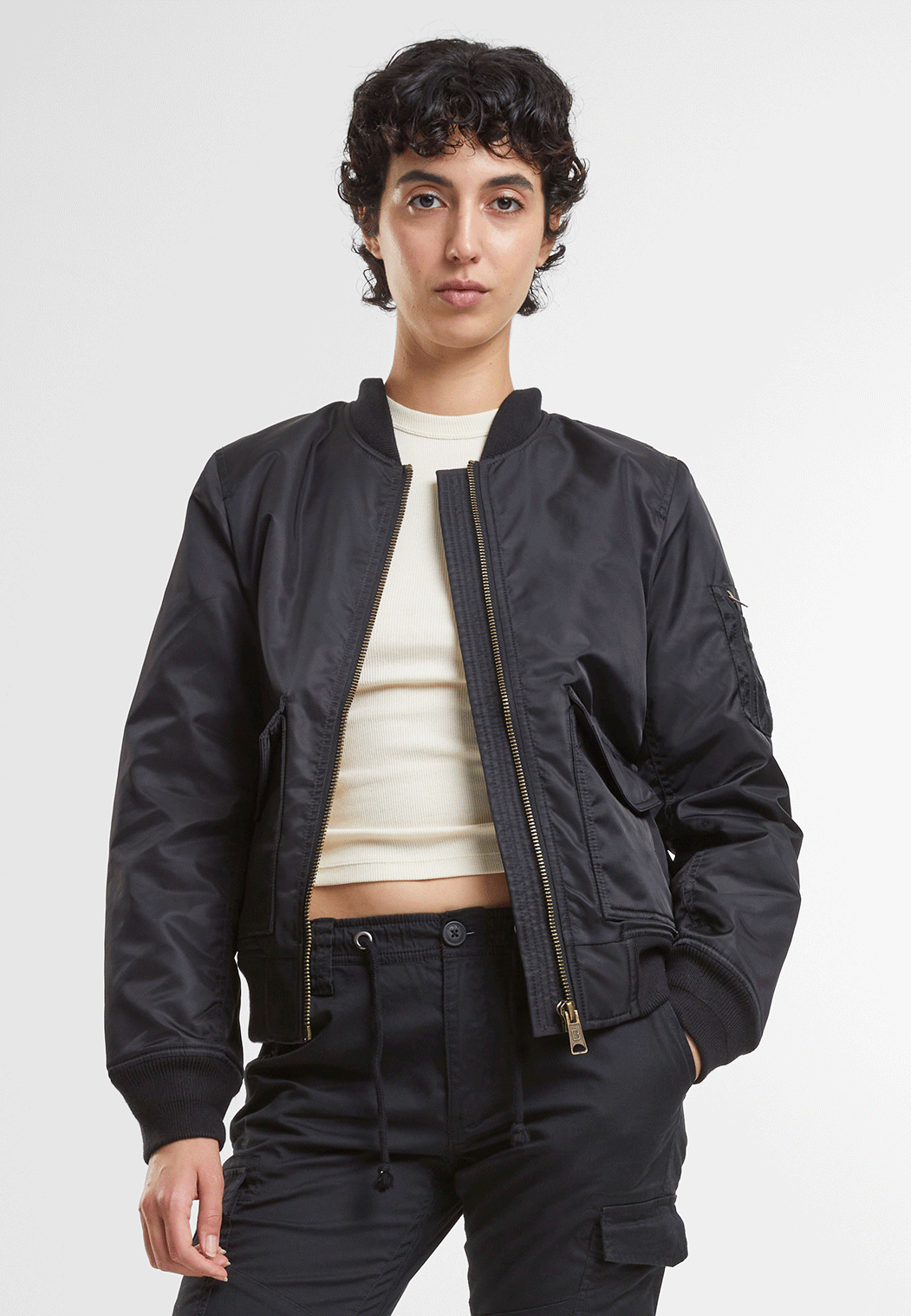 Women Sherpa Bomberjacket