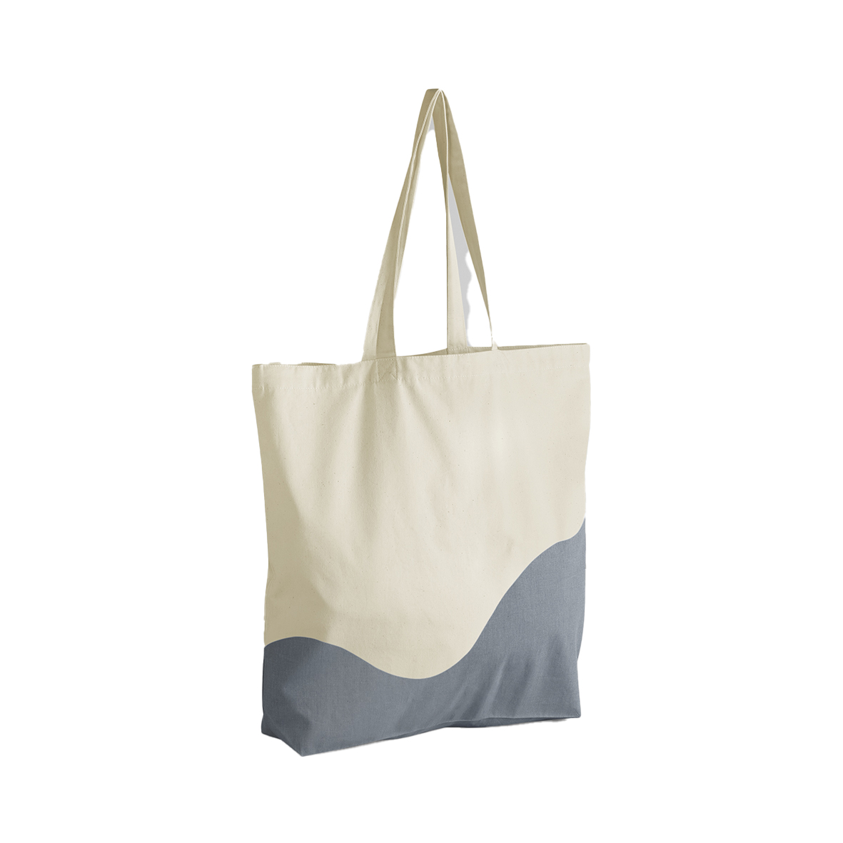 Tasche – Organic Cotton Wave Print Maxi Bag