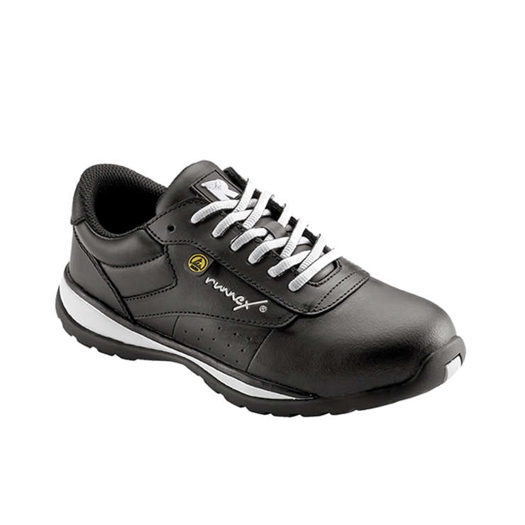 RUNNEX® S3S-Damen-ESD-Sicherheitshalbschuhe GirlStar schwarz/weiß