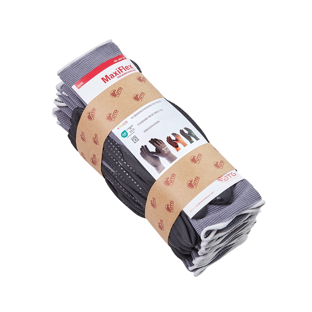 MaxiFlex® Endurance™ AD-APT® Nylon-Strickhandschuhe (42-844) grau/schwarz