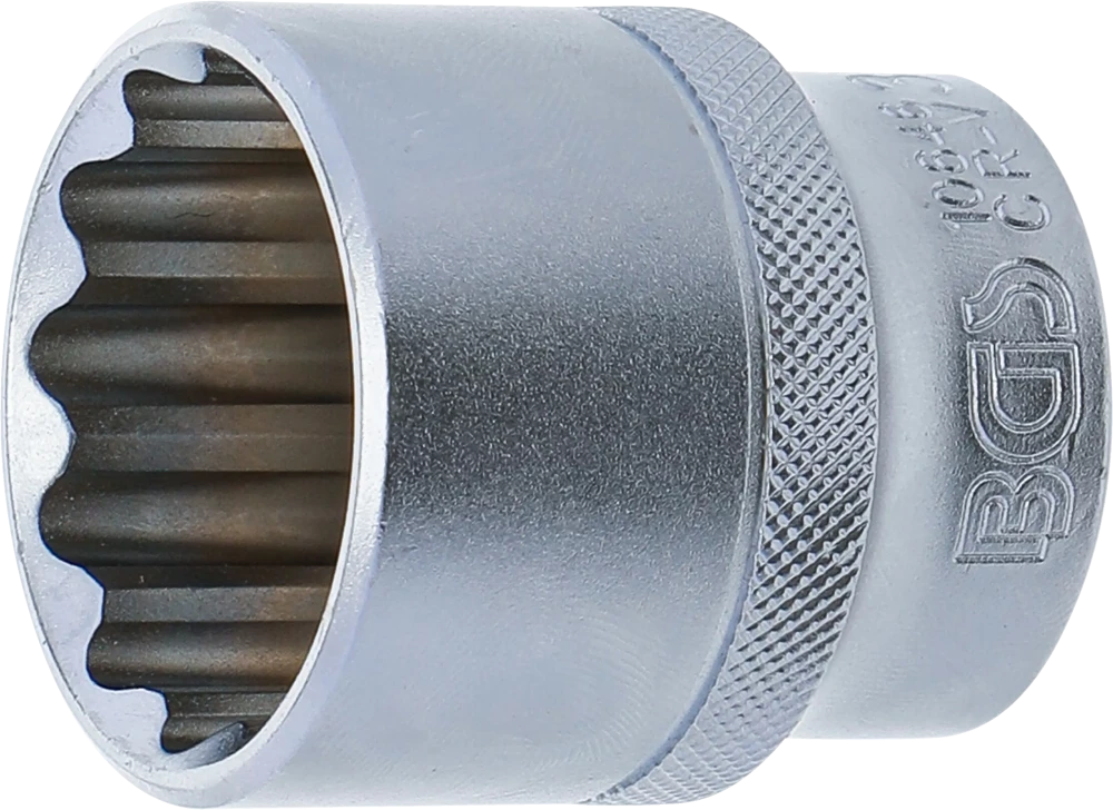 Steckschlüssel-Einsatz Zwölfkant, Antrieb Innenvierkant 12,5 mm (1/2"), SW 30 mm