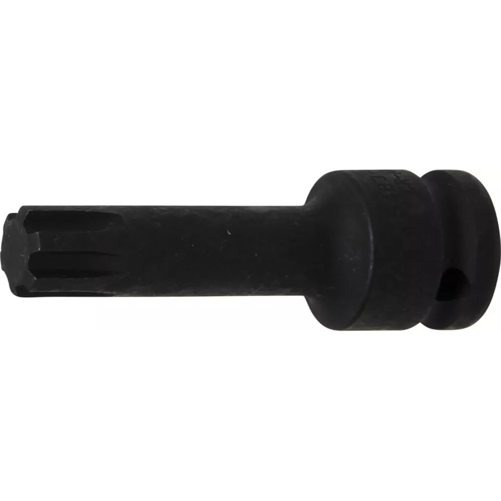 Kraft-Bit-Einsatz, Länge 75 mm, Antrieb Innenvierkant 12,5 mm (1/2"), Keil-Profil (für RIBE) M14