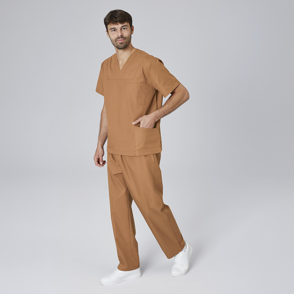 Schlupfhose unisex,mittelbraun