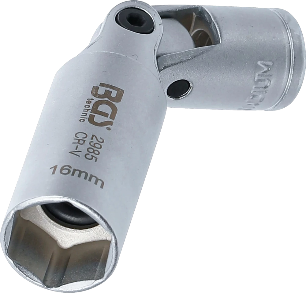 Glühkerzen-Gelenk-Einsatz Sechskant, Antrieb Innenvierkant 10 mm (3/8"), SW 16 mm