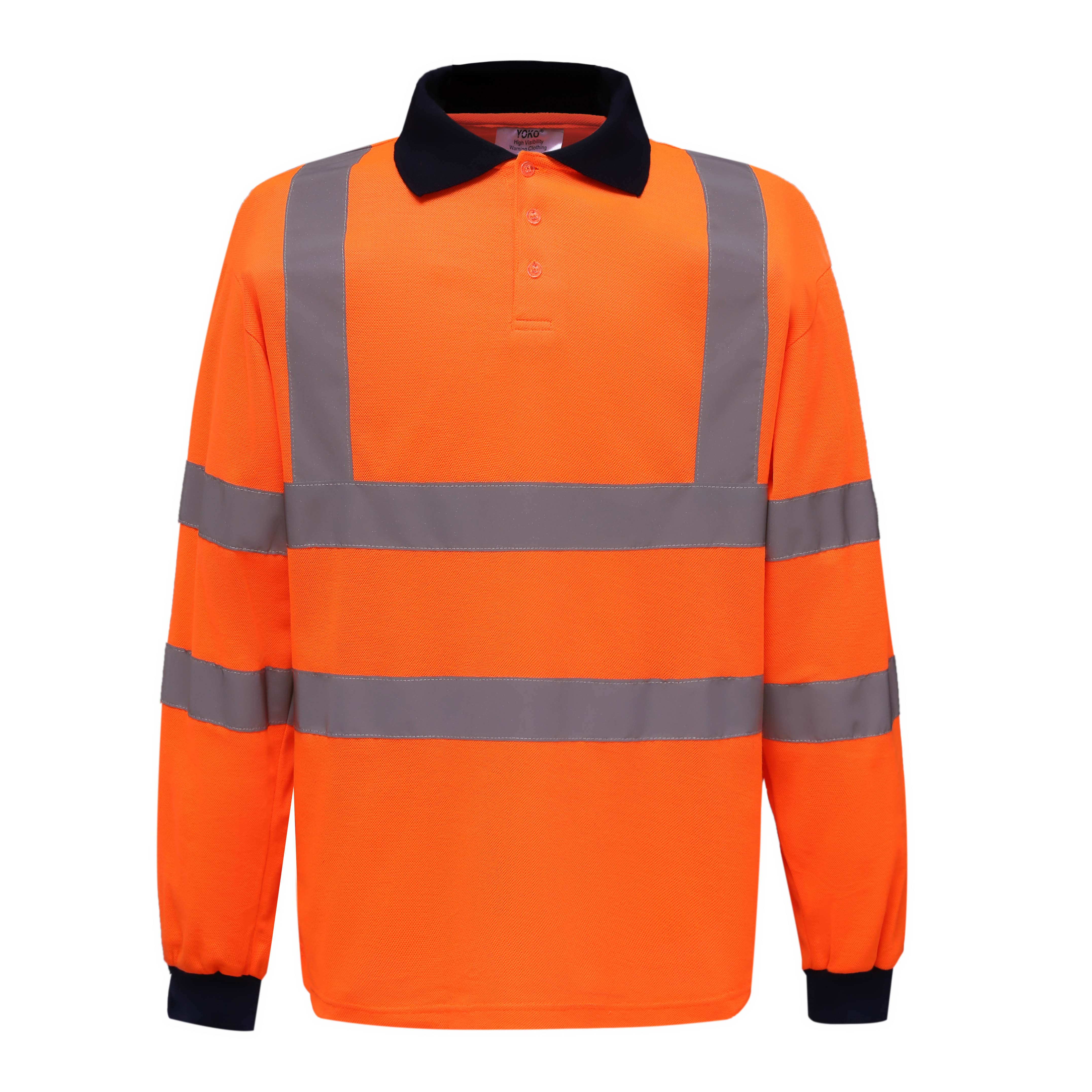 Hi-Vis Long Sleeve Polo