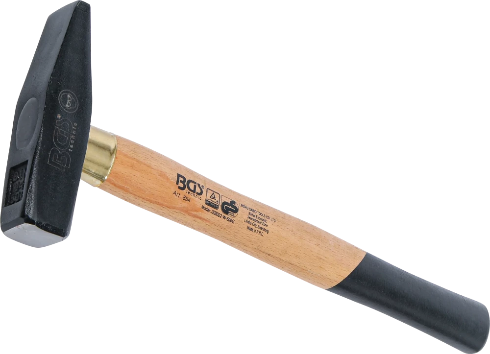 Schlosserhammer, Holz-Stiel, DIN 1041, 500 g