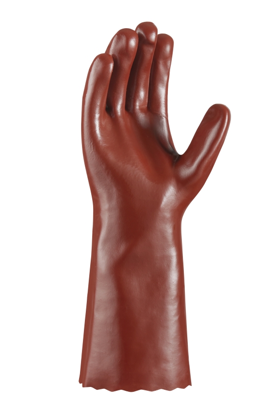 teXXor® PVC-Handschuhe ROTBRAUN rotbraun