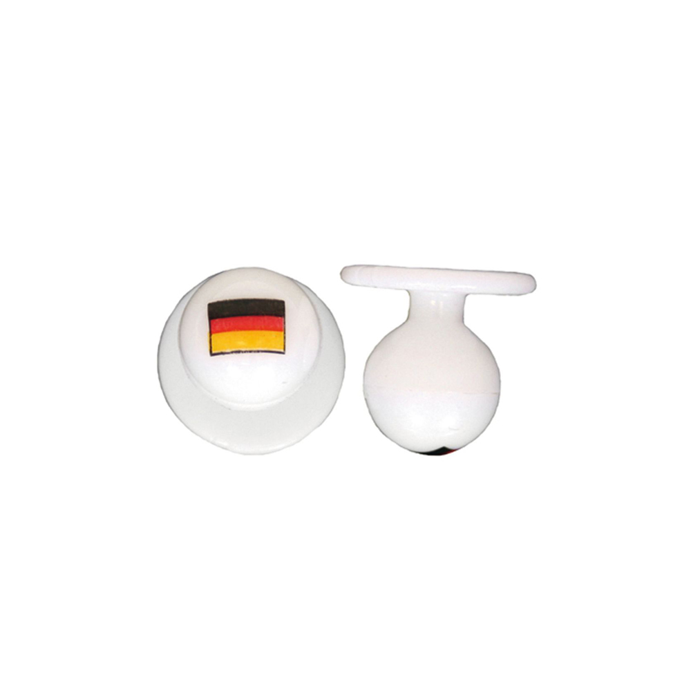 Kugelknöpfe "Flagge Deutschland" (12 Stück)