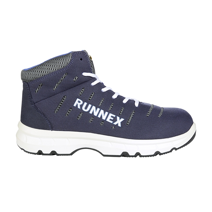 RUNNEX® S1PS-ESD-Sicherheitsschnürstiefel FlexStar blau/weiß/grau