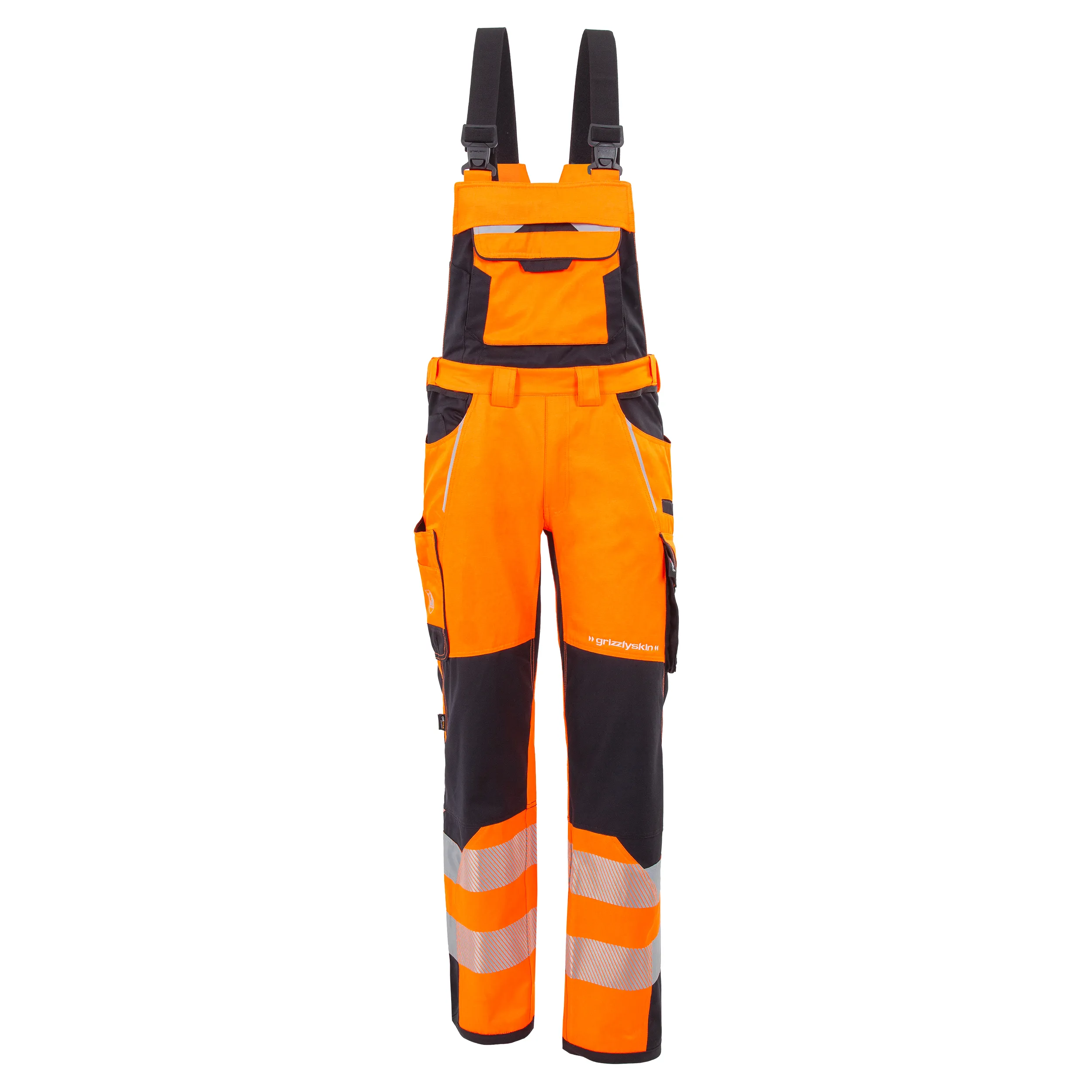 Arbeitslatzhose "Grizzlyskin Warnschutz" aus Lyocell & Cordura
