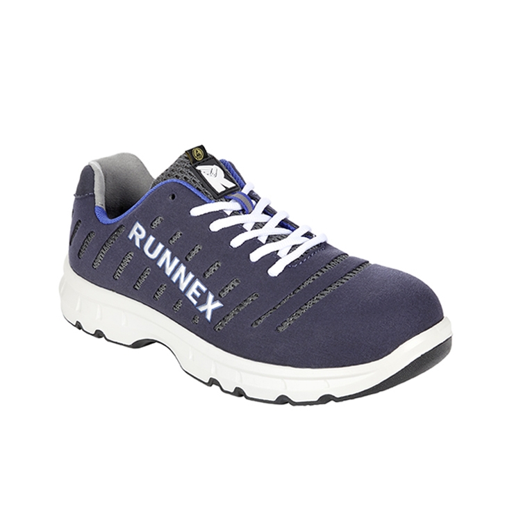 RUNNEX® S1PS-ESD-Sicherheitshalbschuhe FlexStar blau/weiß/grau