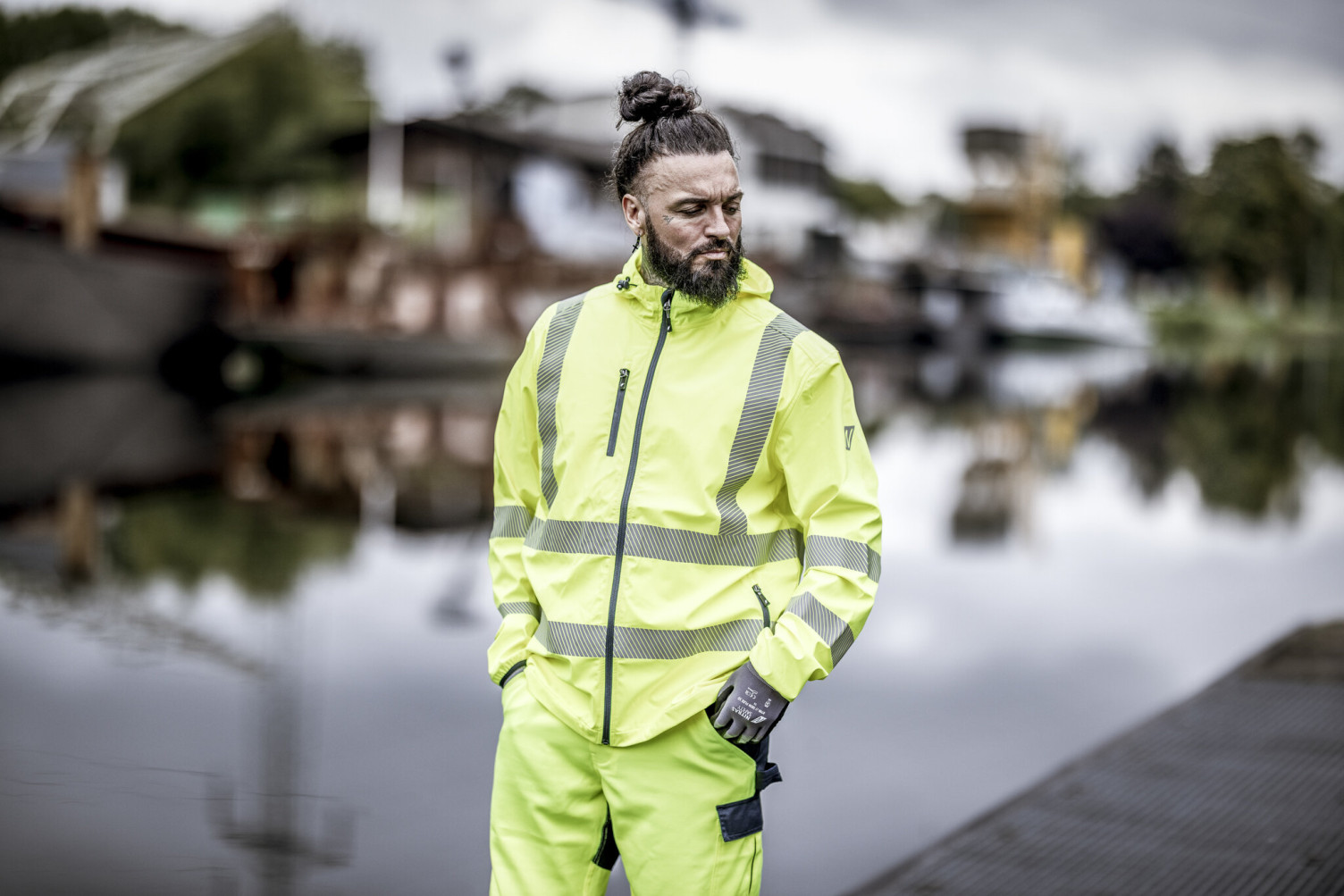 Windbreaker MOTION TEX VIZ Warn-Windbreaker