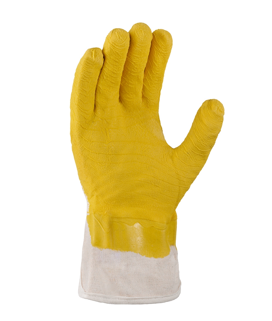 teXXor® Universalhandschuhe LATEXBESCHICHTET natur/gelb