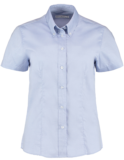 Hemd – Women´s Tailored Fit Corporate Oxford Shirt Short Sleeve
