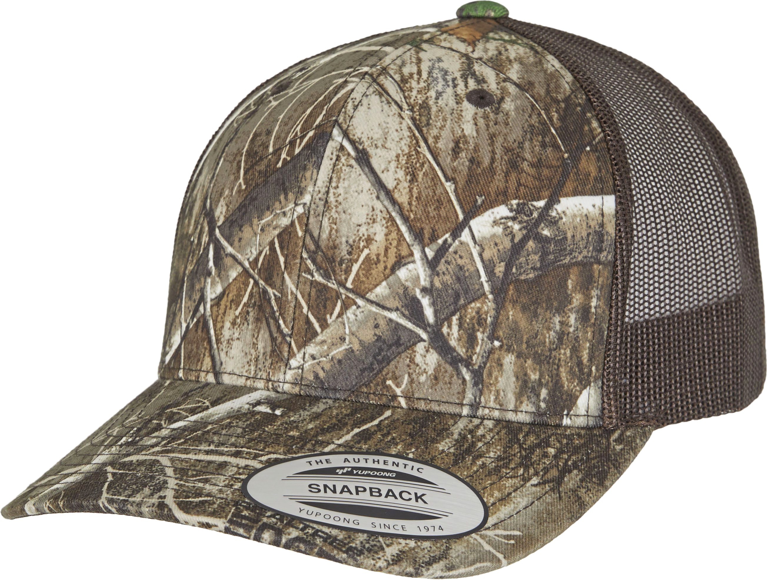 YP Classics Realtree Camo Retro Trucker Cap