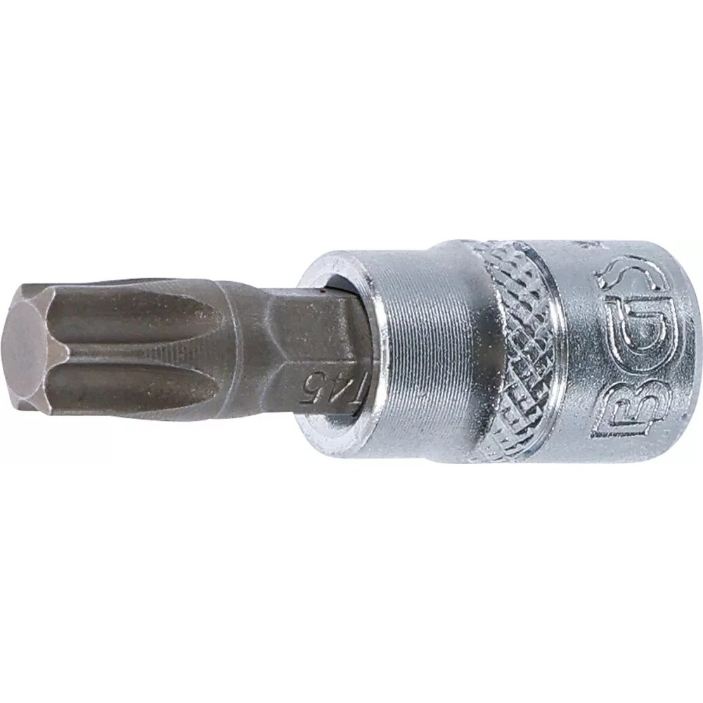 Bit-Einsatz, Antrieb Innenvierkant 6,3 mm (1/4"), T-Profil (für Torx) T45