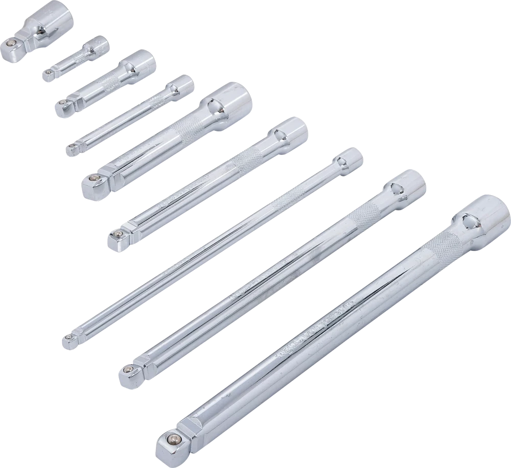 Kippverlängerungs-Satz, 6,3 mm (1/4") / 10 mm (3/8") / 12,5 mm (1/2"), 9-tlg.
