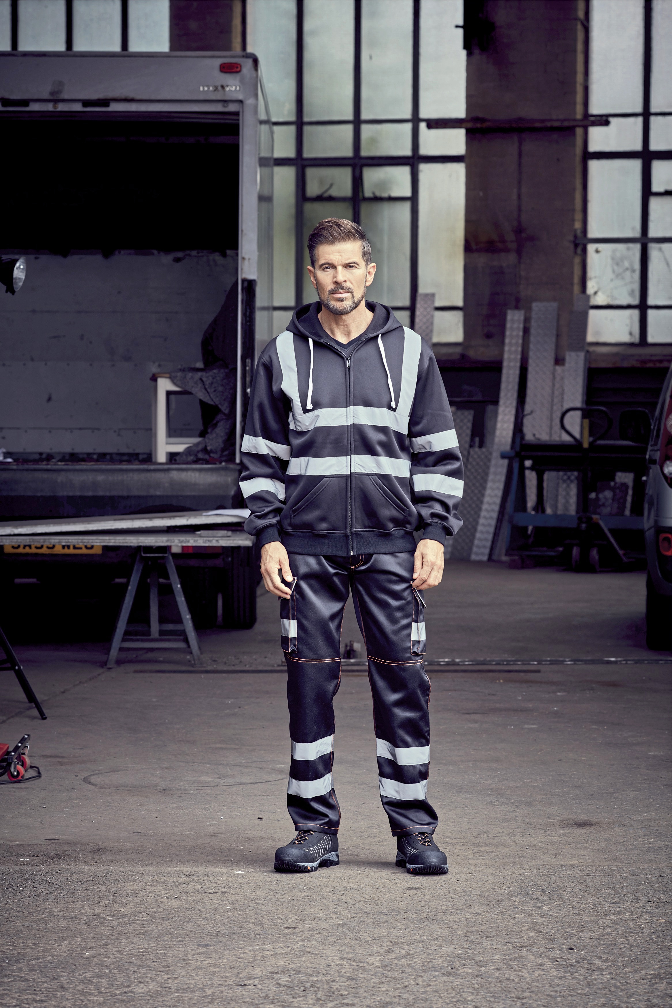Hi-Vis Zip Hoodie