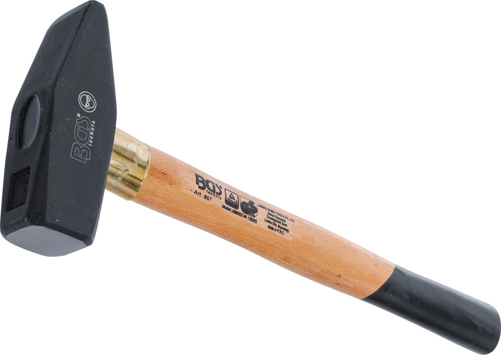 Schlosserhammer, Holz-Stiel, DIN 1041, 1500 g