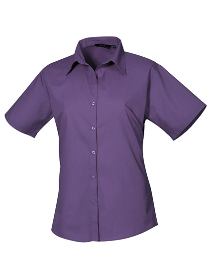 Bluse – Women´s Poplin Short Sleeve Blouse