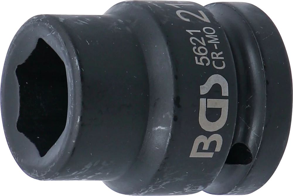 Kraft-Steckschlüssel-Einsatz Sechskant, Antrieb Innenvierkant 20 mm (3/4"), SW 21 mm