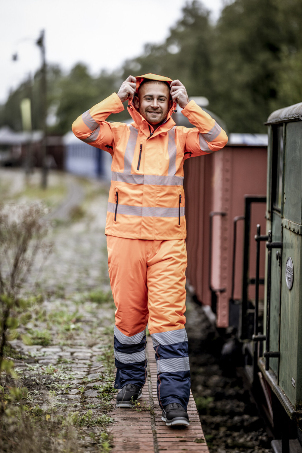 Warn-Regenjacke MOTION TEX VIZ PLUS neonorange / uni