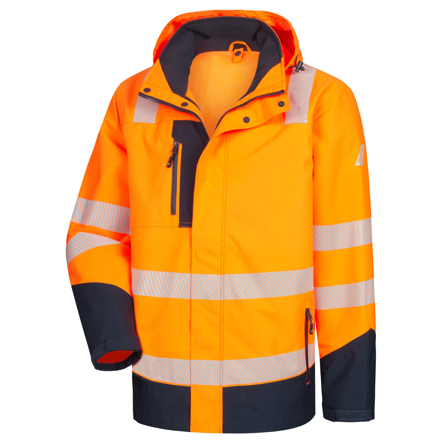 Parka MOTION TEX VIZ PLUS Warn-Multifunktionsjacke neonorange / marineblau