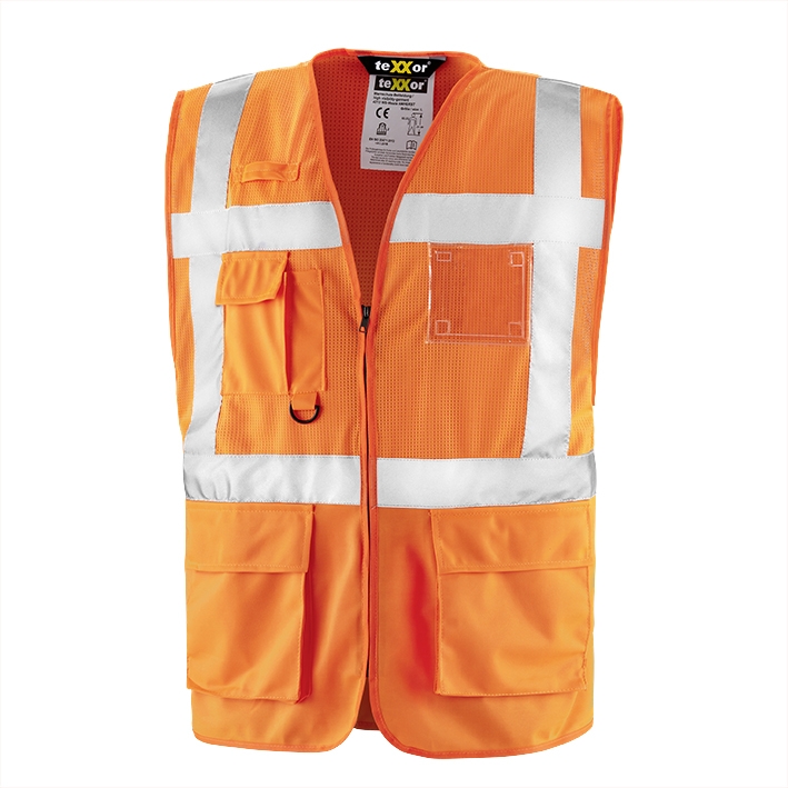 teXXor® Warnschutz-Weste AMHERST leuchtorange