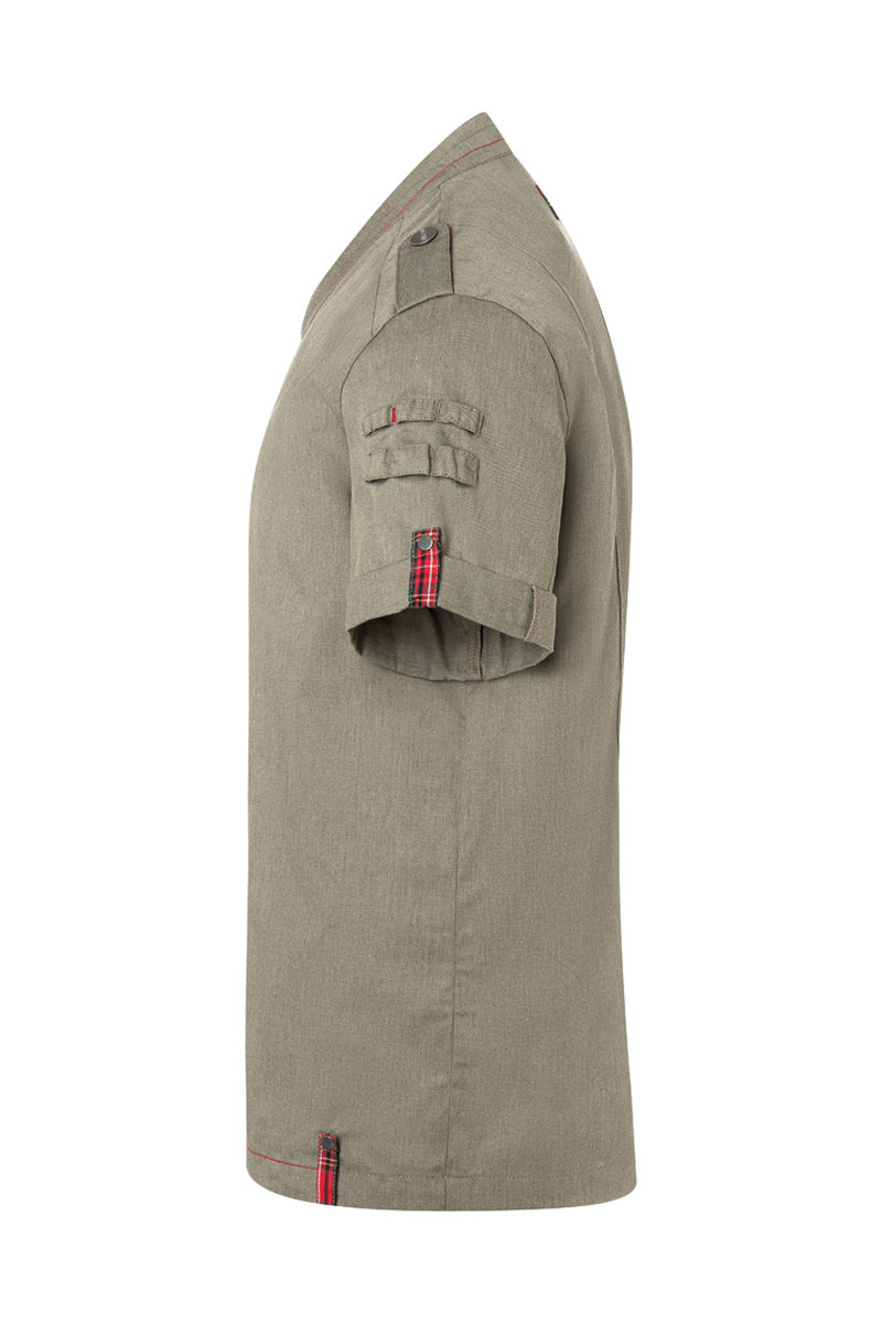 Short-Sleeve Men's Chef Jacket Denim-Style ROCK CHEF®-Stage2