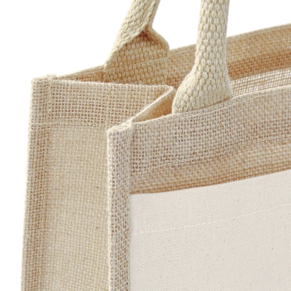 Tasche – Cotton Pocket Jute Midi Bag