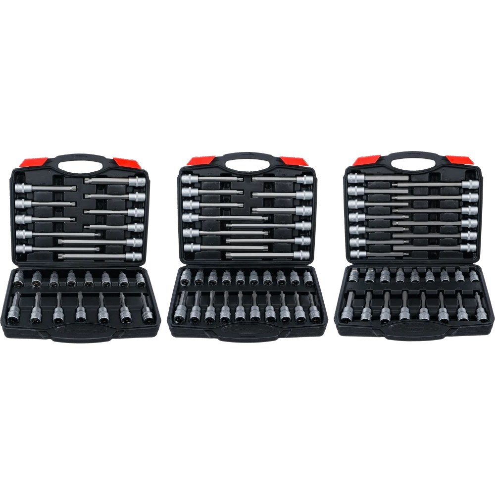 Bit-Einsatz-Sortiment, Antrieb Innenvierkant 12,5 mm (1/2"), 88-tlg.