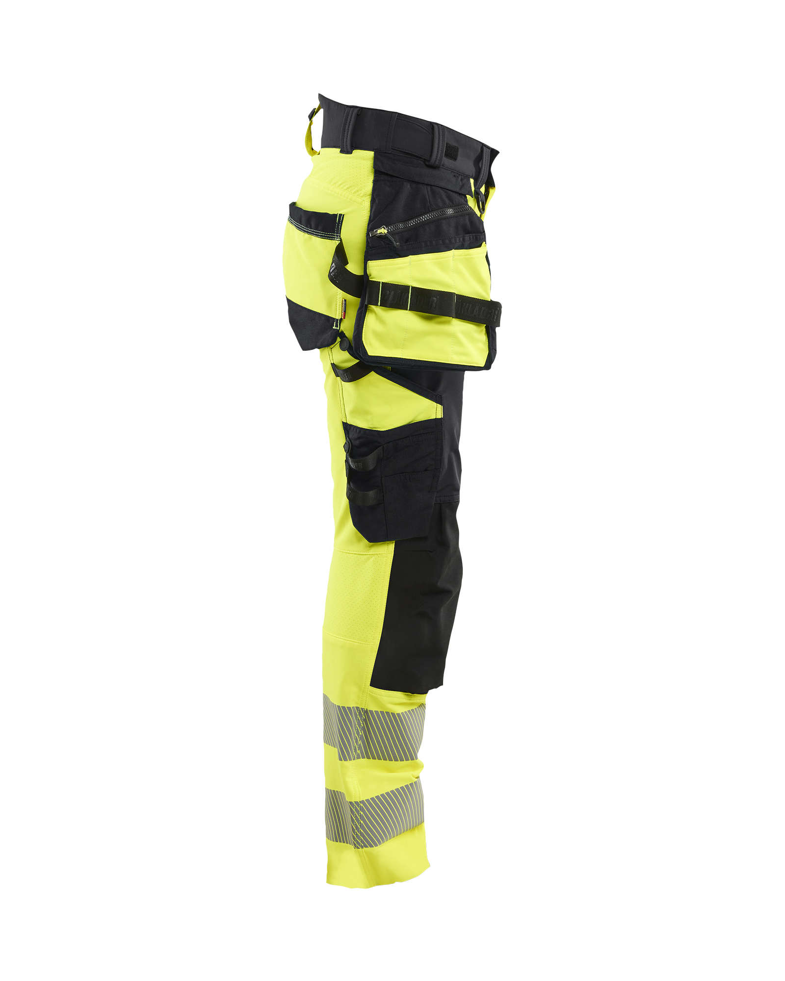 Damen High Vis Arbeitshose 4-Wege-Stretch
